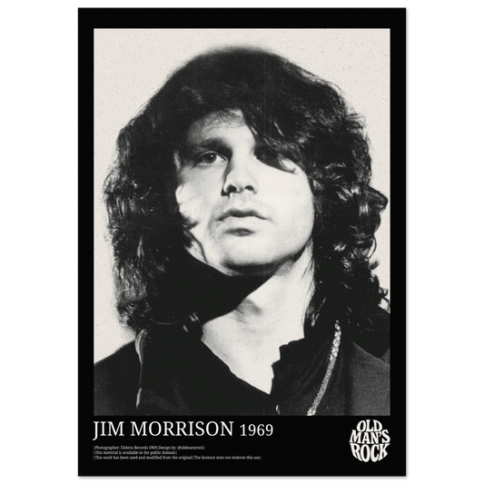 Poster of Jim Morrison taken in 1969