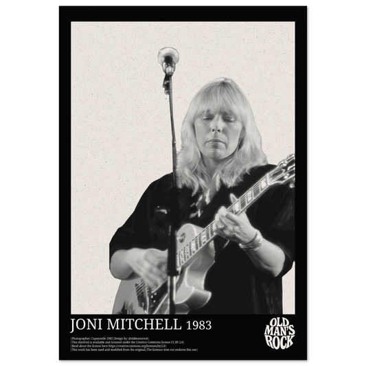Poster of Joni Mitchell taken 1983