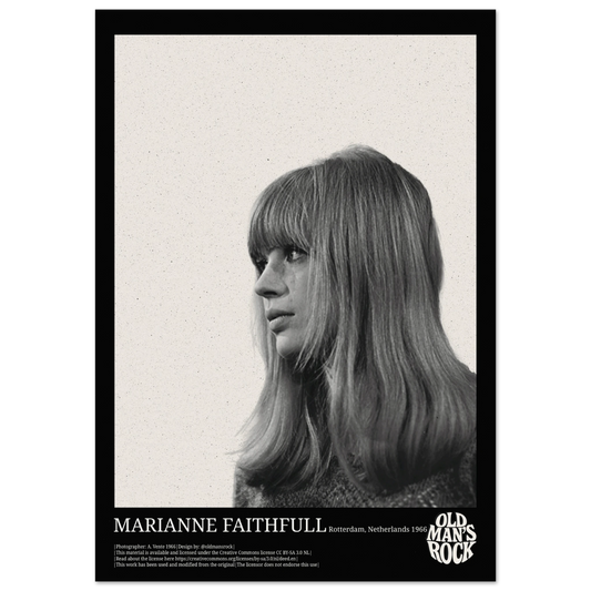 Poster of Marianne Faithfull taken in 1966