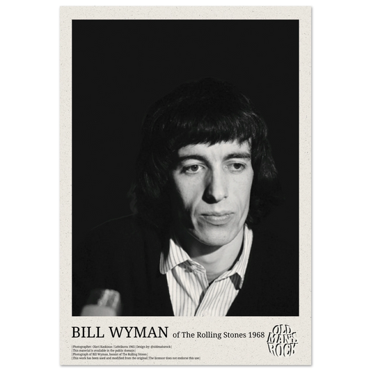 Bill Wyman of The Rolling Stones 1965 Poster