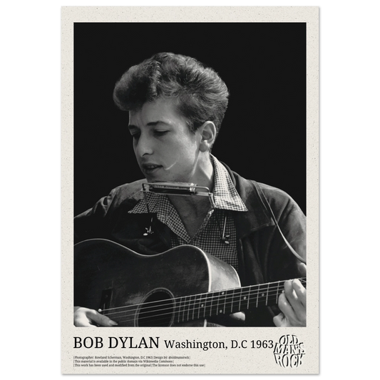 Poster of Bob Dylan taken in 1963