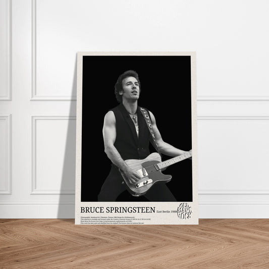 Poster of Bruce Springsteen performing live