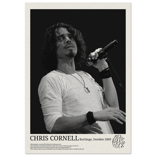 Poster of Chris Cornell in Sweden 2009