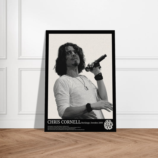 Fan art of Chris Cornell performing live