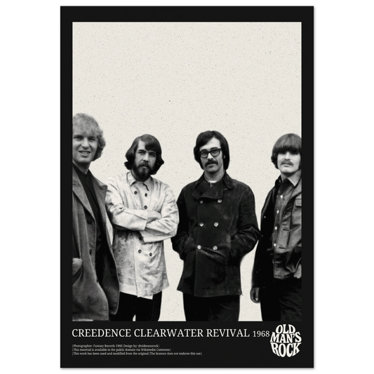 Poster of Creedence Clearwater Revival taken in 968