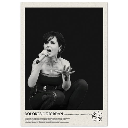 Poster of Dolores O'Riordan performing with The Cranberries 2016