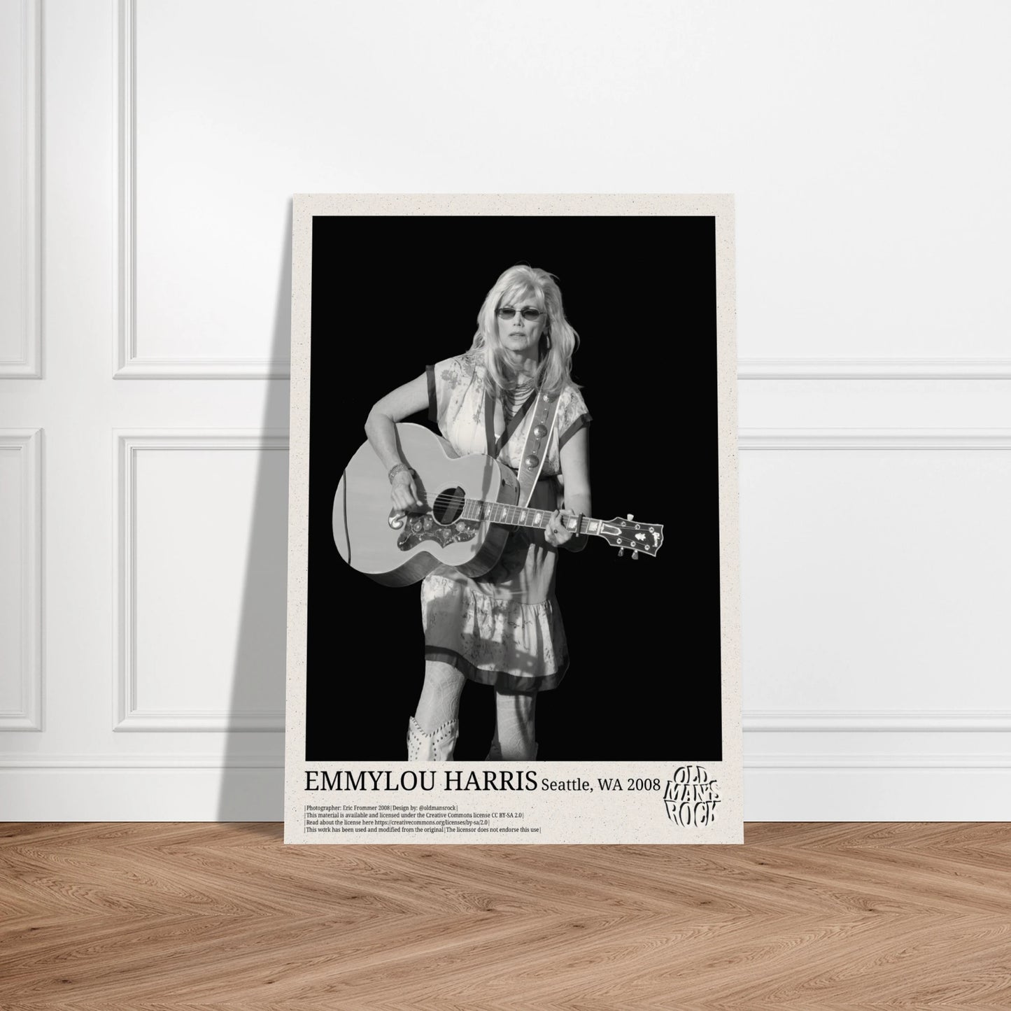 Poster of Emmy Lou Harris in concert