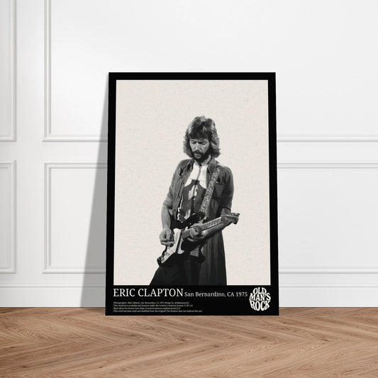 Portrait of Eric Clapton performing live