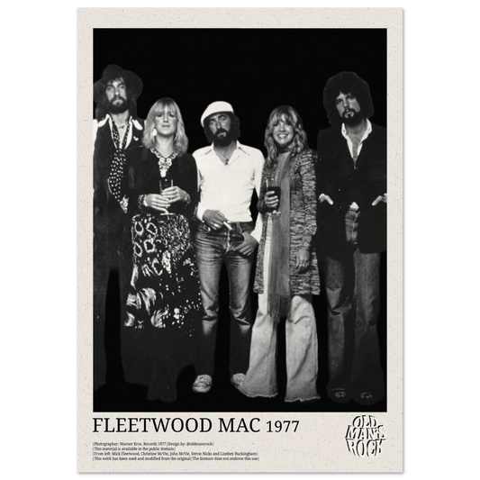 Poster taken of Fleetwood Mac 1977