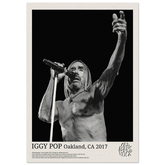 Poster of Iggy Pop taken in 2017