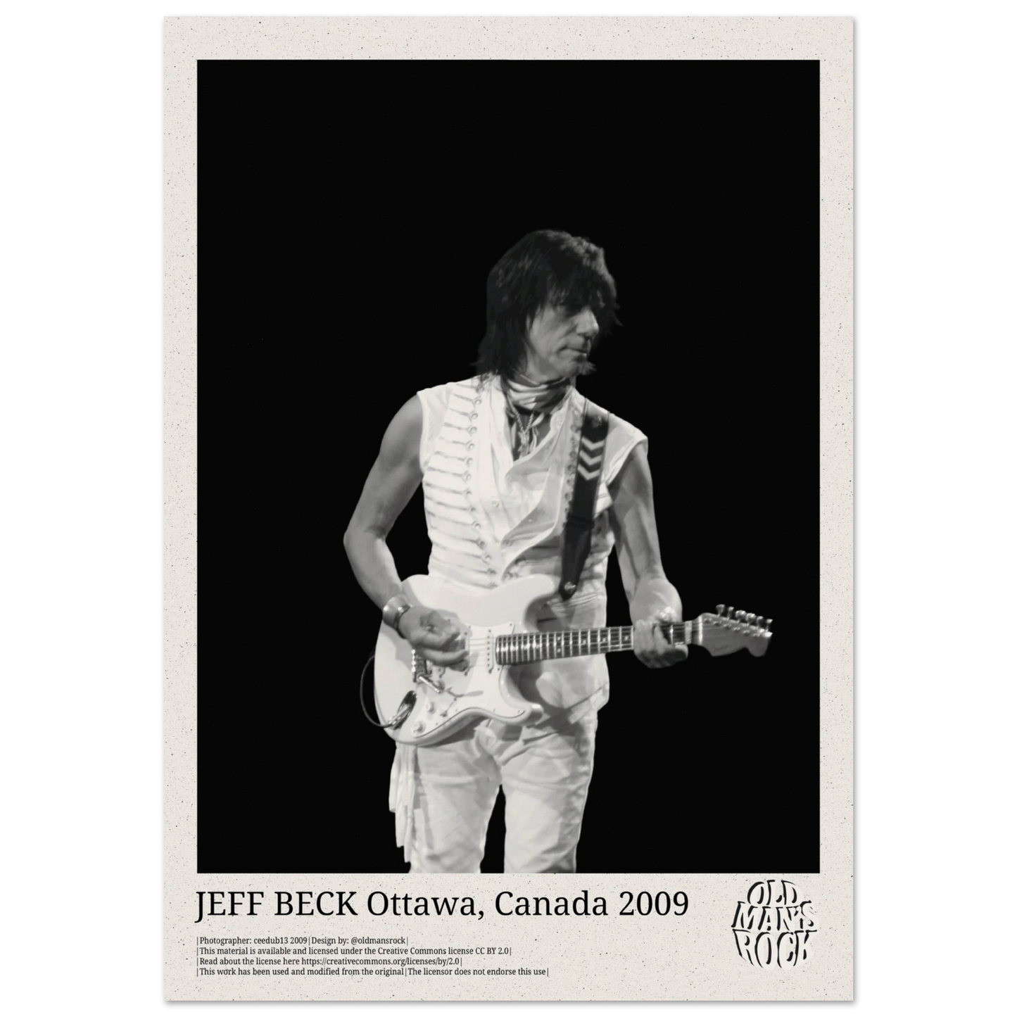Poster of Jeff Beck taken 2009