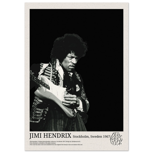 Poster of Jimi Hendrix taken in 1967