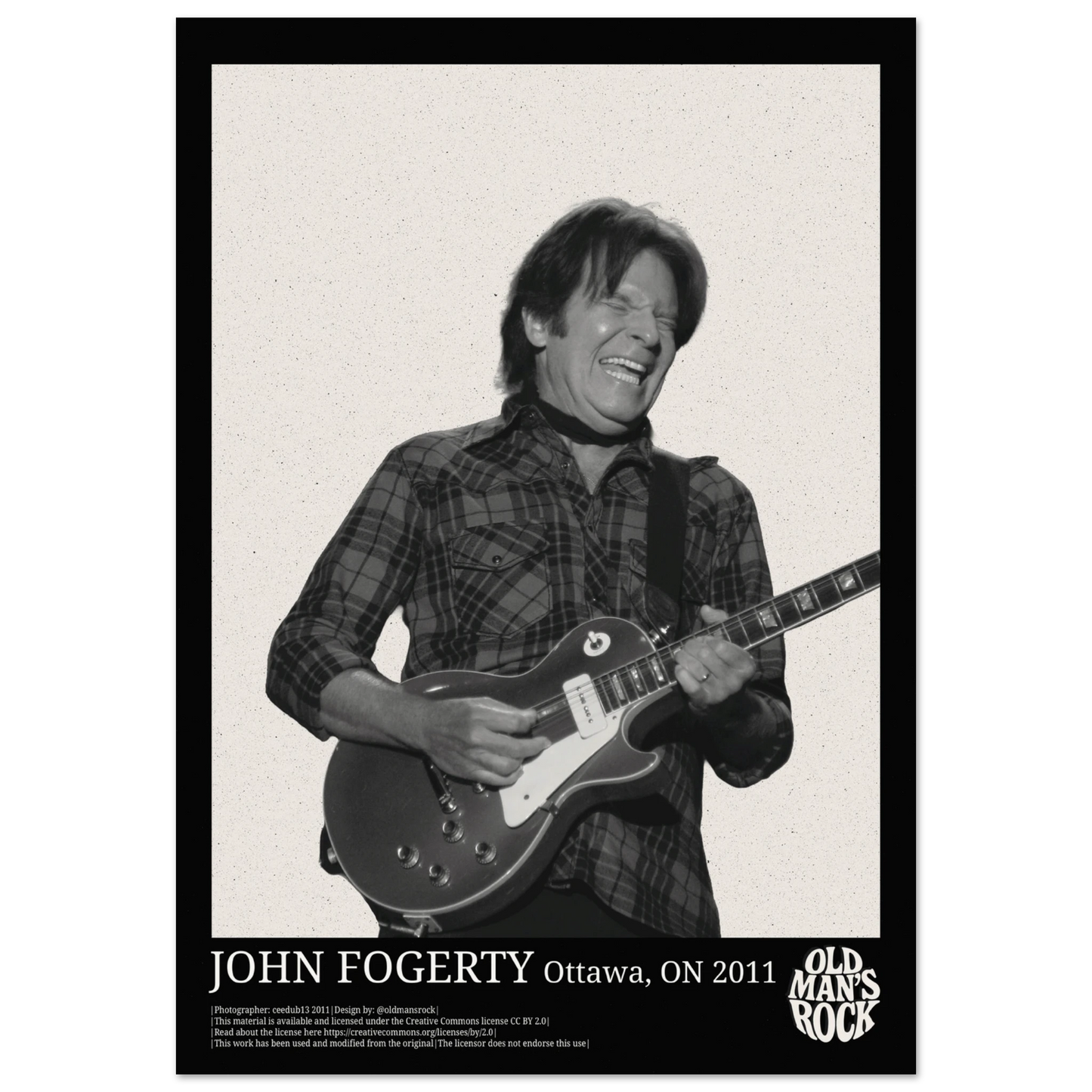 Poster of John Fogerty taken in 2011