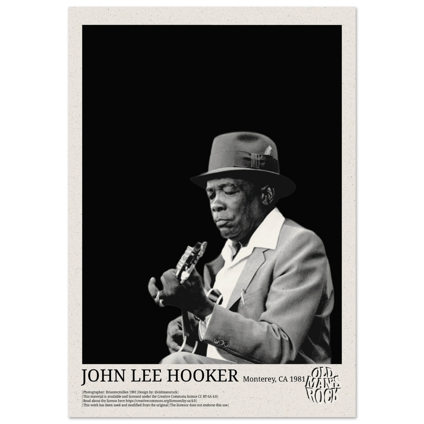 Poster of John Lee Hooker 1981 poster