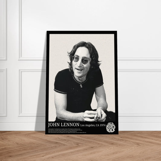 Portrait of John Lennon in 1974