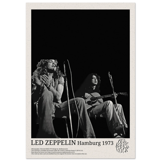Poster of Led Zeppelin taken 1973
