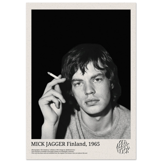 Poster of Mick Jagger of Rolling Stones taken in 1965