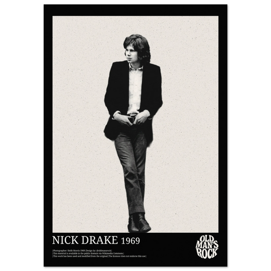 Poster of Nick Drake taken in 1969