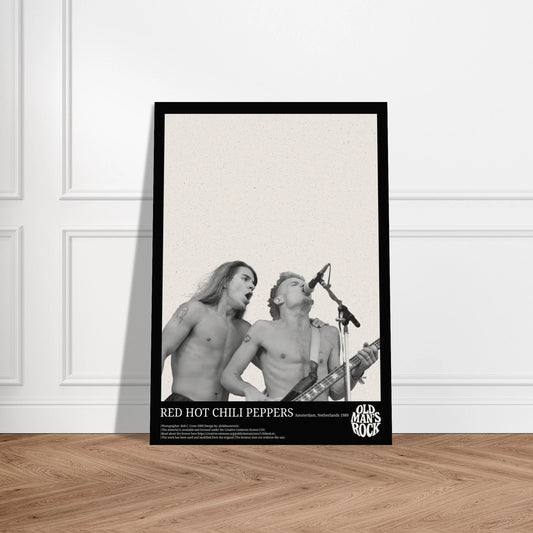 Poster of RHCP performing live