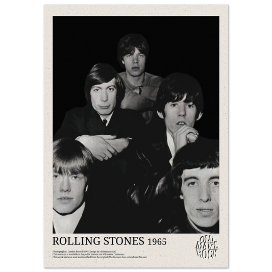 Poster of Rolling Stones taken 1965