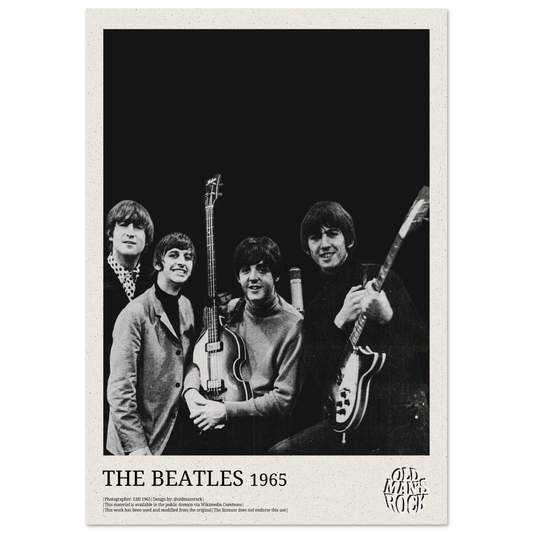 Poster of The Beatles taken in 1965